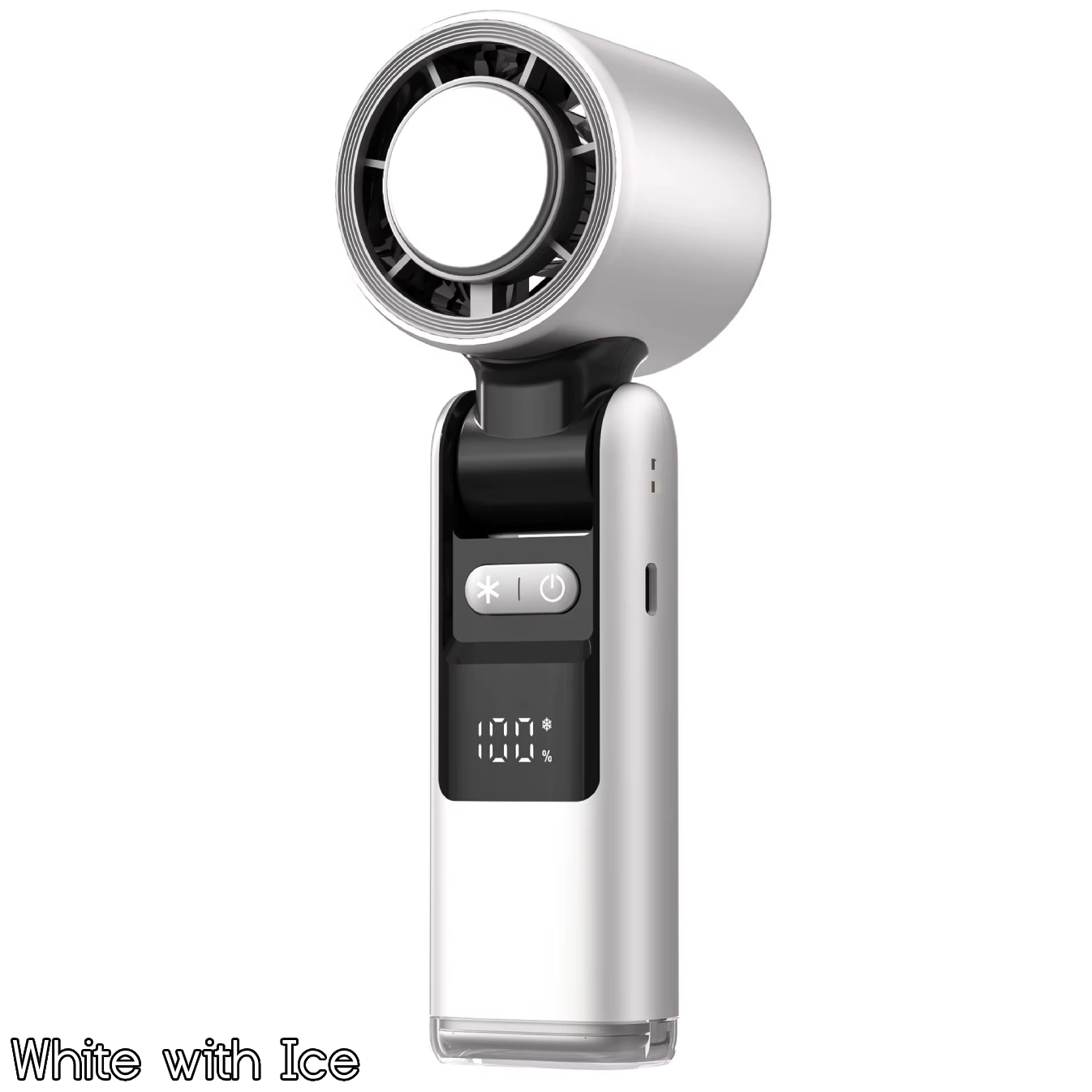 ❄️ Mini Turbo Rechargeable Fan with Digital Display