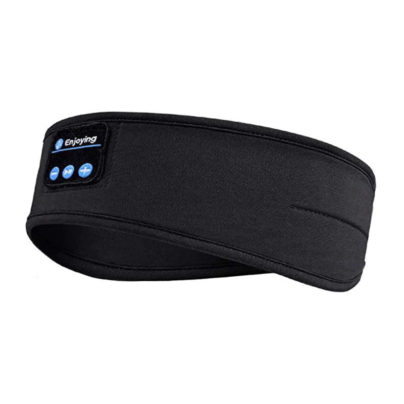 Elastic Bluetooth Headband with Built-In Headphone