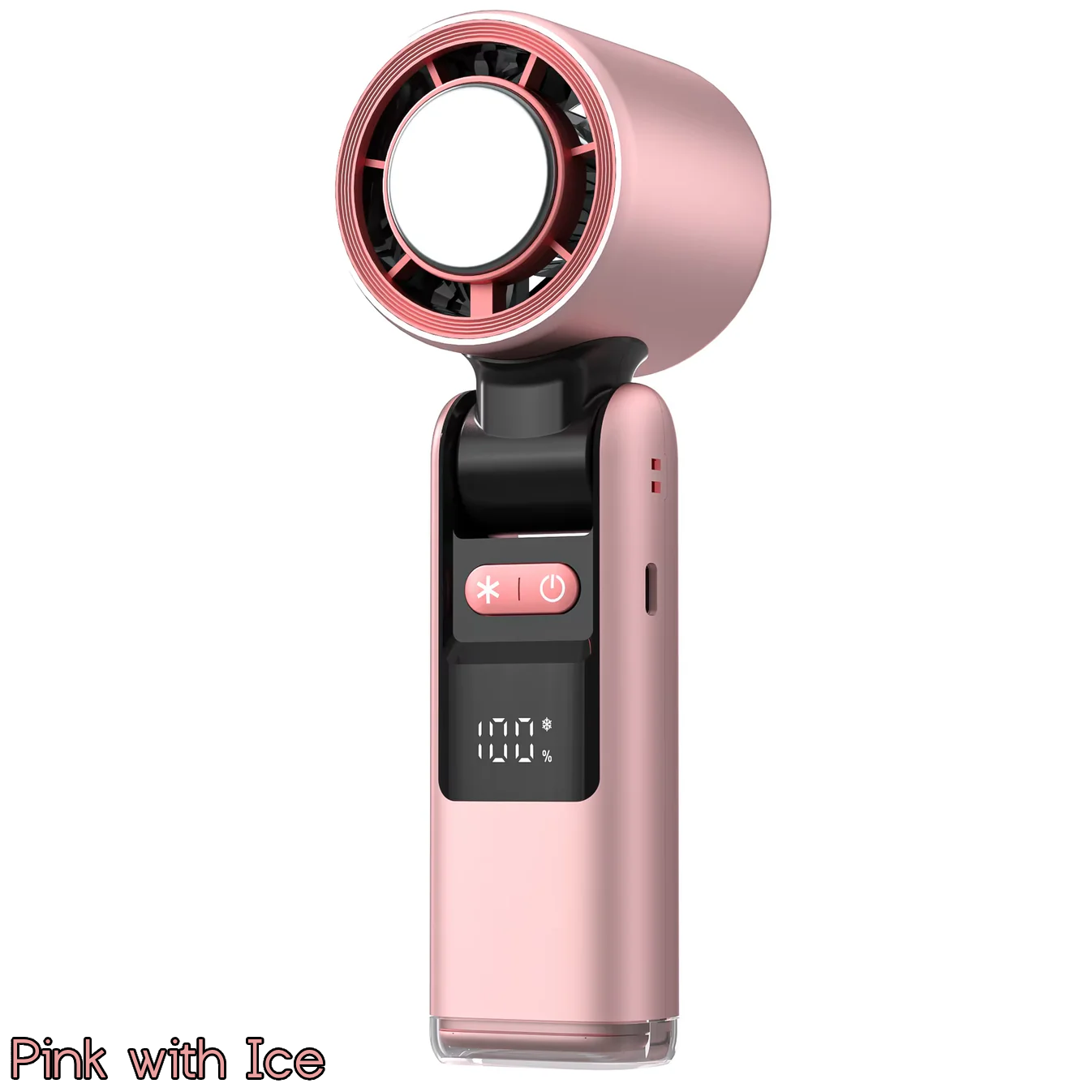 ❄️ Mini Turbo Rechargeable Fan with Digital Display