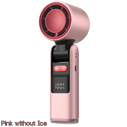 ❄️ Mini Turbo Rechargeable Fan with Digital Display