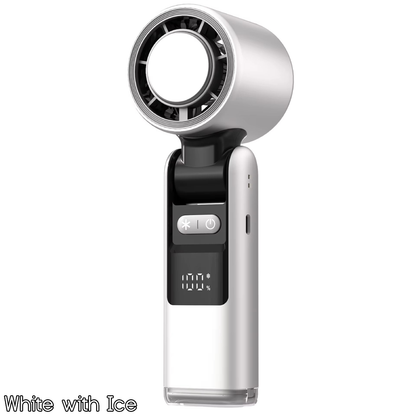 ❄️ Mini Turbo Rechargeable Fan with Digital Display