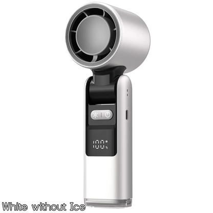 ❄️ Mini Turbo Rechargeable Fan with Digital Display